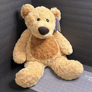 2013 Toys R Us Floppy Bear Tan And Brown 24" With Tag